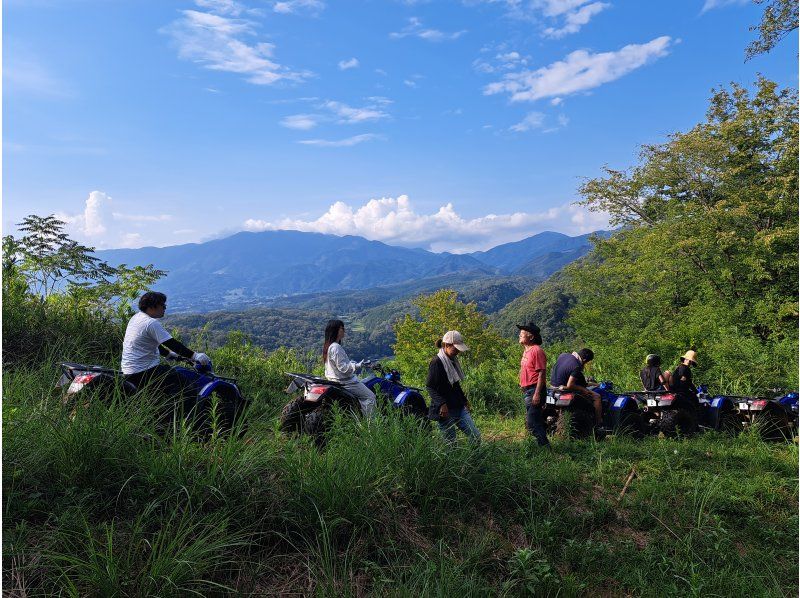  【岡山・美作】日本最長クラス約２０ｋｍの林道・山道90分コース！免許不要＆手ぶらOKのバギー体験 ！お子様からお年寄りまで楽しめます！の紹介画像