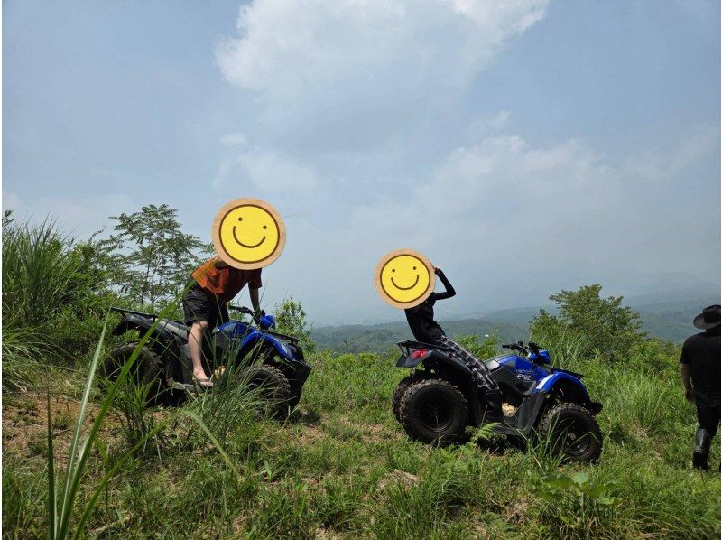  【岡山・美作】日本最長クラス約２０ｋｍの林道・山道90分コース！免許不要＆手ぶらOKのバギー体験 ！お子様からお年寄りまで楽しめます！の紹介画像
