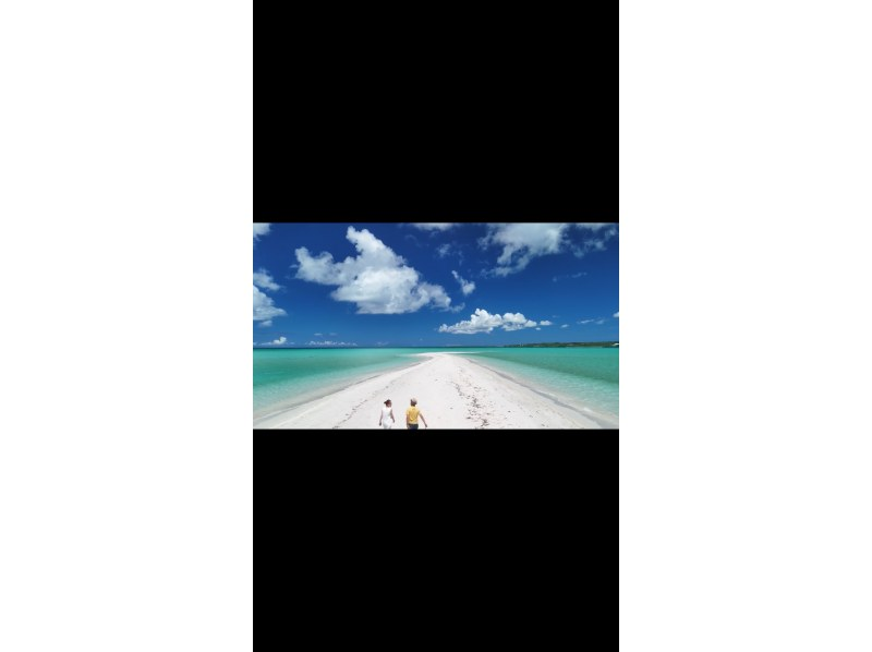 Departing from Kawamitsu Port: [Uni Beach Landing Cruise] Head to the magical sandy beach floating in the blue Miyako sea!の紹介画像