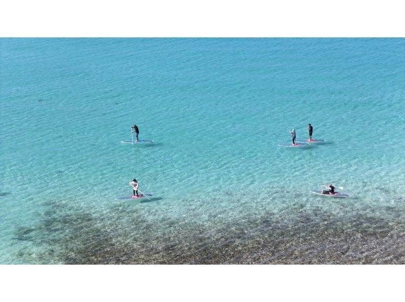 【沖縄・宮古島】クリアサップor定番SUP選べる海上リラックスプラン！貸切プランにも変更可！！ドローン撮影！の紹介画像