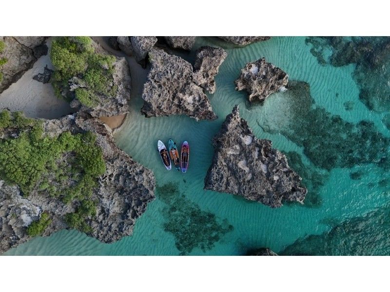 【沖縄・宮古島】クリアサップor定番SUP選べる海上リラックスプラン!貸切プランにも変更可!!ドローン撮影!の紹介画像