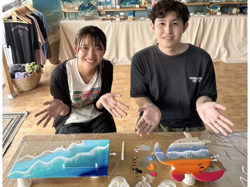 【沖繩，石垣島】製作「海龜/蝠鱝鐘」/熱門樹脂藝術品/深受兒童喜愛/完全原創！の紹介画像