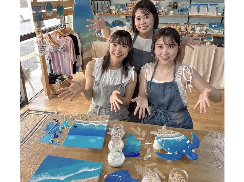 【沖繩，石垣島】製作「海龜/蝠鱝鐘」/熱門樹脂藝術品/深受兒童喜愛/完全原創！の紹介画像