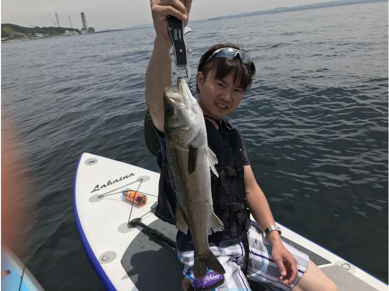 [Kanagawa/Yokosuka] Experience SUP fishing without bringing anything with you – Enjoy fishing easily on the sea!の紹介画像