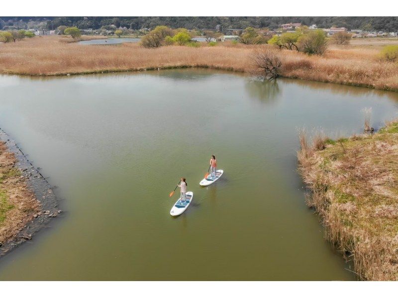 [Shiga, Omihachiman] Suigo Sunset SUP! (Summer) ☆ Popular with women and couples ☆ Fantastic reed-lined Suigo Sunset SUP Cruise! [1.5-hour course]の紹介画像