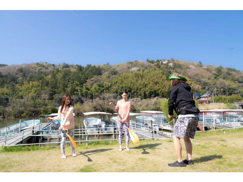 [Shiga, Omihachiman] Suigo Sunset SUP! (Summer) ☆ Popular with women and couples ☆ Fantastic reed-lined Suigo Sunset SUP Cruise! [1.5-hour course]の紹介画像