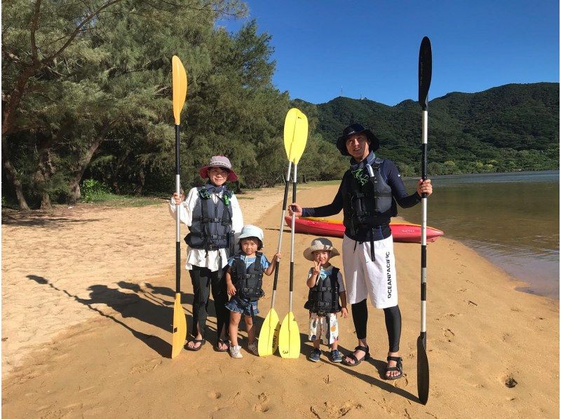【오키나와・이시가키지마】카와히라만 바다 카약 & 폭포 화병 리프레시☆에메랄드 그린의 바다와 차가운 폭포 화병 놀이♪の紹介画像