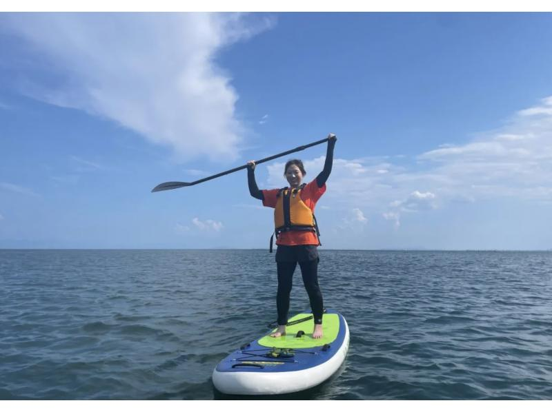 [Shiga / Lake Biwa] Morning SUP experience at Oku-Biwa Lake! Beginners welcomeの紹介画像