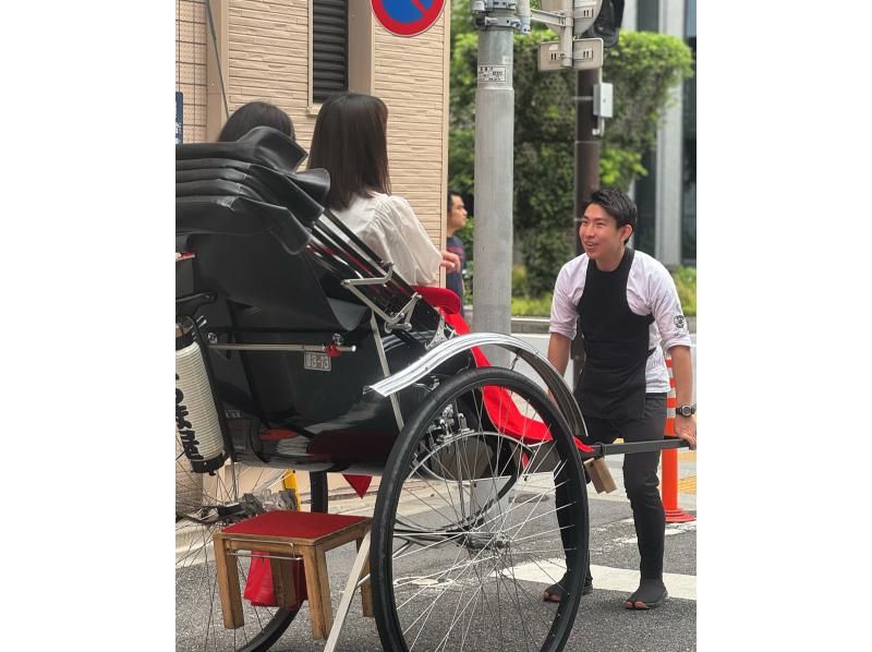 【東京・浅草】１０分コース 浅草観光の決定版！人力車で江戸の歴史巡りの紹介画像