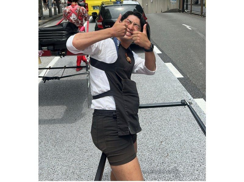 【東京・浅草】６０分コース 浅草観光の決定版！人力車で江戸の歴史巡りの紹介画像