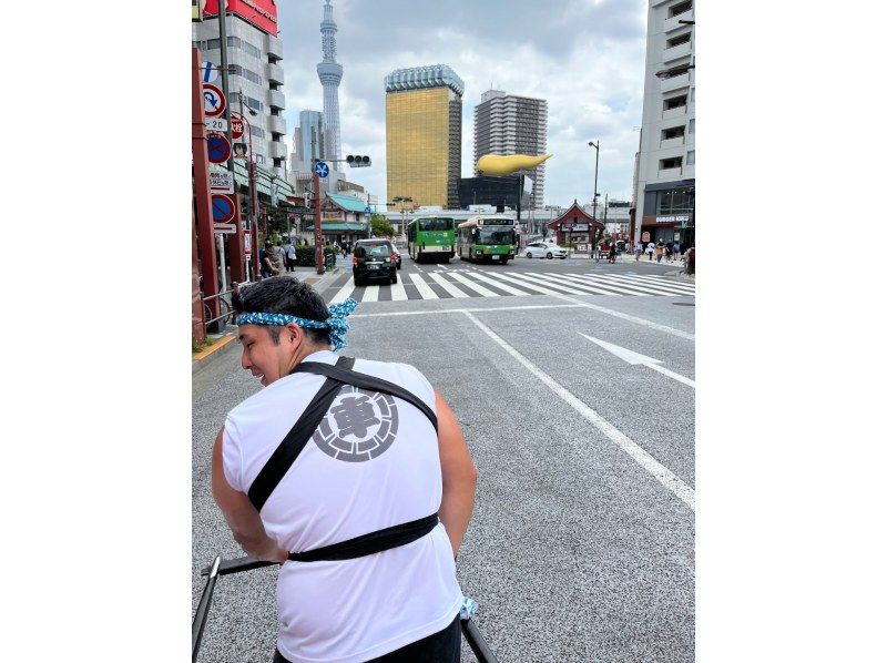 【東京・浅草】６０分コース 浅草観光の決定版！人力車で江戸の歴史巡りの紹介画像