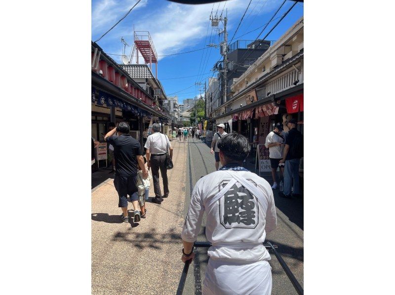 【東京・浅草】６０分コース 浅草観光の決定版！人力車で江戸の歴史巡りの紹介画像