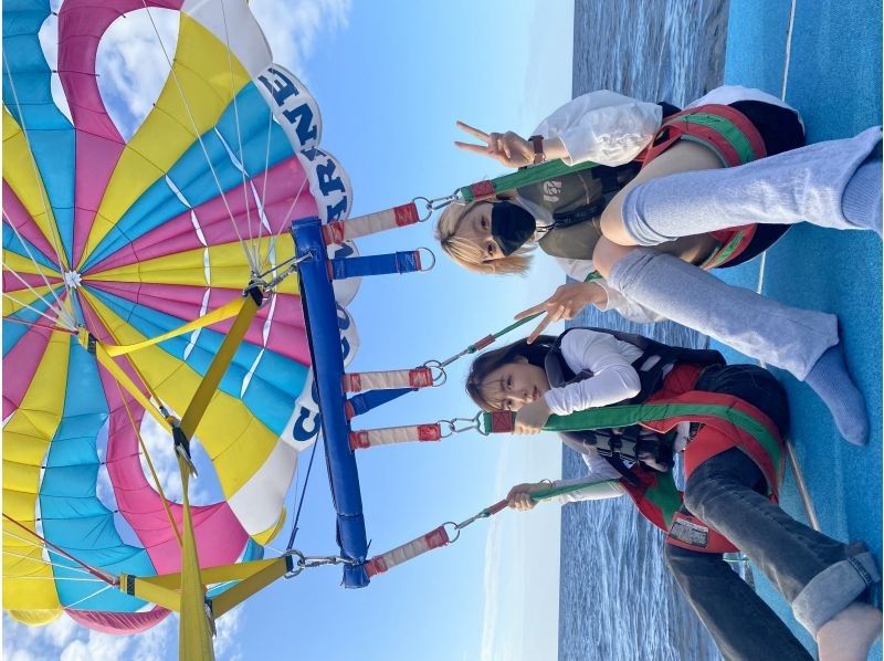 【무료 ★ 360 ° 카메라 촬영 & GoPro 대출] 패러 세일링 + 해양 활동 2 점 세트! !の紹介画像