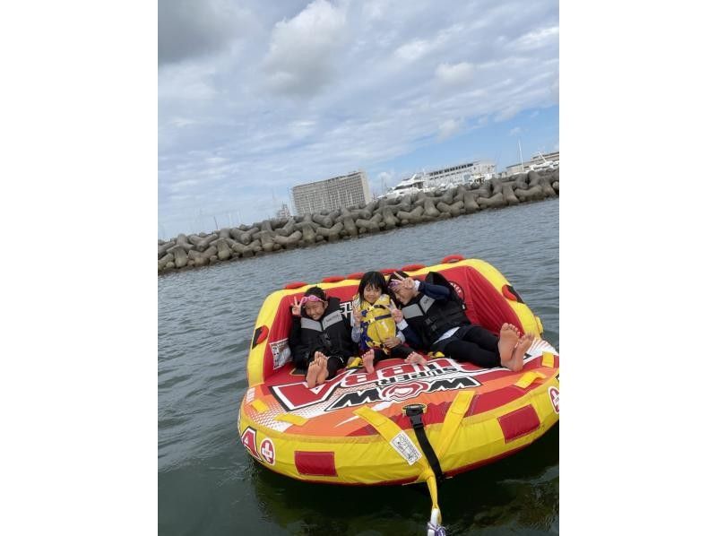 【오키나와 &middot; 나하 &middot; 기노완】 무료 ★ 360 &deg; 카메라 촬영 & GoPro 대출! 패러세일링+마린 액티비티 2점 세트! !の紹介画像