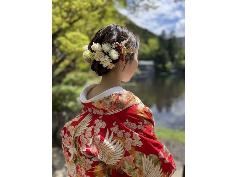 [Oita, Yufuin] Stroll around Yufuin wearing a kimono. This plan allows you to experience wearing a kimono empty-handed!の紹介画像