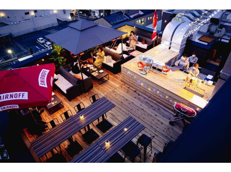 《伊勢海老付》贅沢地中海BBQ&ビアガーデン2H飲み放題付6000円の紹介画像