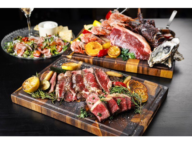 《伊勢海老付》贅沢地中海BBQ&ビアガーデン2H飲み放題付6000円の紹介画像