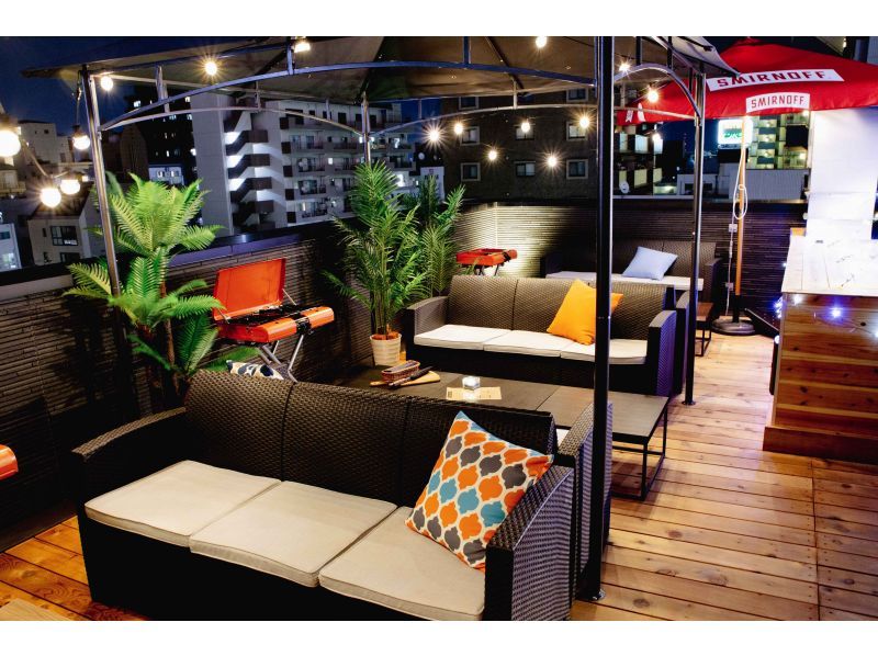 《伊勢海老付》贅沢地中海BBQ&ビアガーデン2H飲み放題付6000円の紹介画像