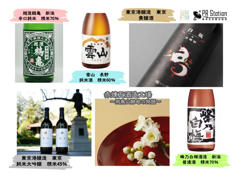 【东京王子】红砖酿酒厂&mdash;&mdash;飞鸟山酵母的故事&mdash;&mdash;参观历史悠久的红砖酿酒厂，并在拥有壮丽景色的餐厅享用清酒佐餐午餐の紹介画像