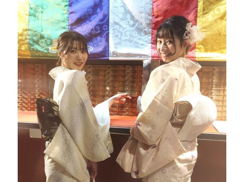 【東京・浅草・女性限定】着物レンタルシンプルプラン ♪ ヘアセット無しのお手軽シンプル着物体験の紹介画像