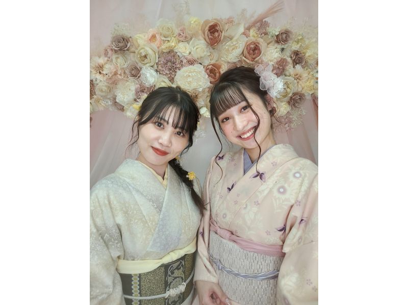 【東京・浅草・女性限定】着物レンタルシンプルプラン ♪ ヘアセット無しのお手軽シンプル着物体験の紹介画像