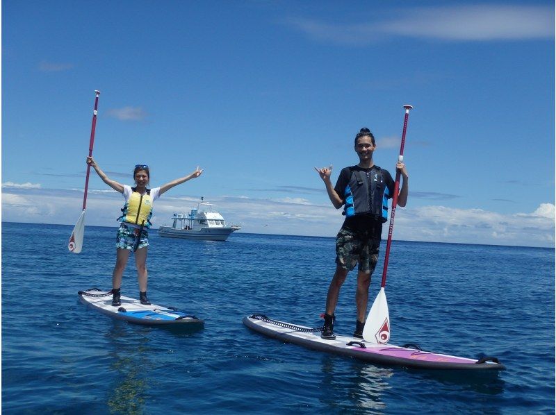 [Okinawa, Onna Village] SUP & Snorkeling | Enjoy a SUP experience and Blue Cave snorkeling all in one tour! Reservations accepted for 2 people or moreの紹介画像