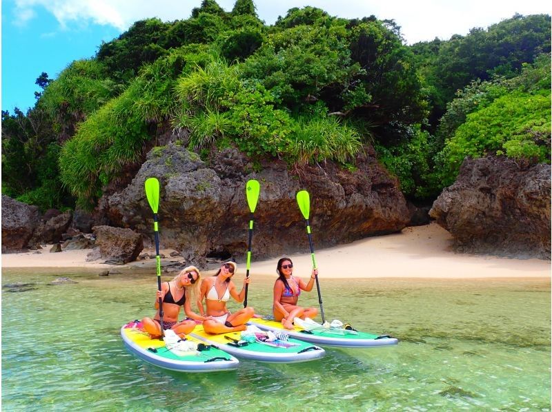SUP in the Crystal Blue Sea! [3-Hour Course ☆ Free Transportation! Free Photo Data!]の紹介画像