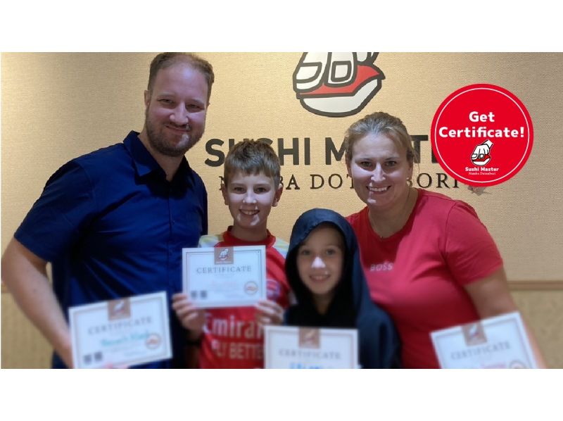 Experience making authentic sushi in Namba, Osaka! [Children and families welcome! English/Japanese available]の紹介画像