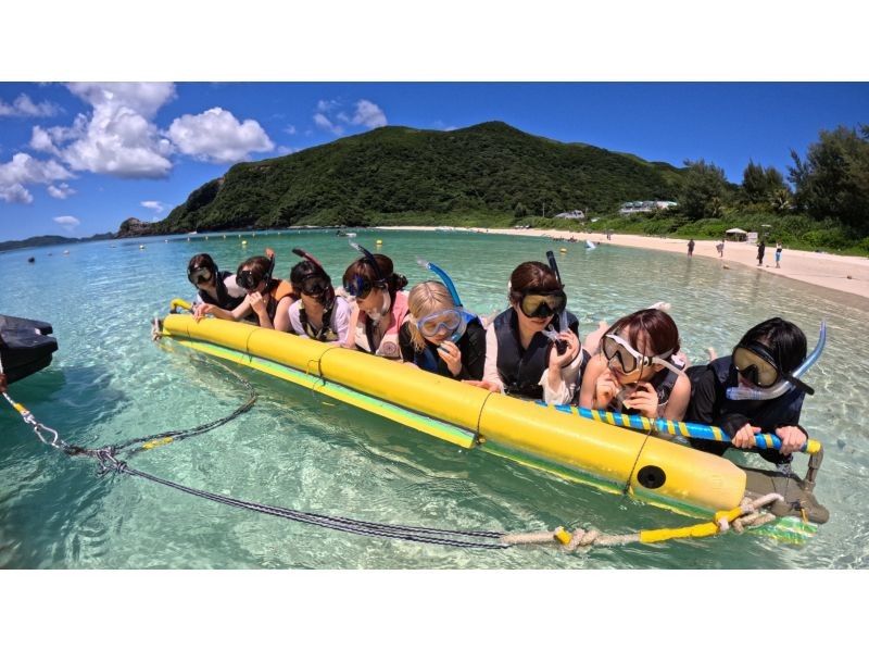 [Okinawa, Tokashiki Island] Board snorkeling tour - Snorkeling experience at Tokashiku Beach in the Kerama Islands, where beautiful coral remains (lunch not included)の紹介画像