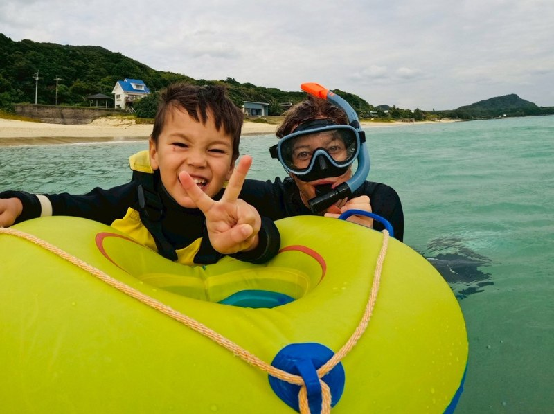 【奄美大島 - 浮潛 + 燒烤】【冬季也舒適】與海龜共遊 + 燒烤 ♪ 提供冷熱水淋浴 / 含照片の紹介画像