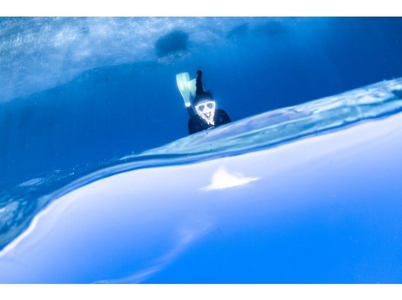 從那霸(沖繩/北谷)出發,35分鐘即可體驗乘船浮潛❤️ 您可以在航班起飛前或起飛後當天參加⭕ 免費提供毛巾和涼鞋❗ 專業相機免費拍攝照片和視頻の紹介画像