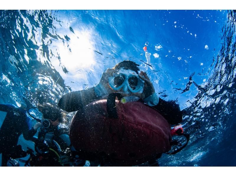 從那霸(沖繩/北谷)出發,35分鐘即可體驗乘船浮潛❤️ 您可以在航班起飛前或起飛後當天參加⭕ 免費提供毛巾和涼鞋❗ 專業相機免費拍攝照片和視頻の紹介画像