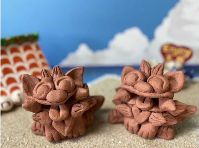 【沖縄・名護】目の前レクチャーで粘土玉からシーサー作り！当日予約OK・持ち帰りOK！パイナップルパークより３分☆の紹介画像