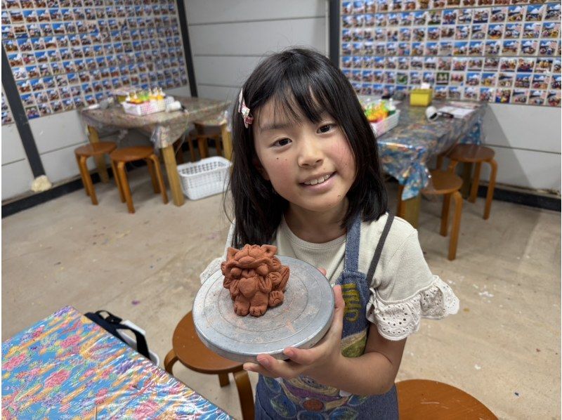 【沖縄・名護】目の前レクチャーで粘土玉からシーサー作り！当日予約OK・持ち帰りOK！パイナップルパークより３分☆の紹介画像