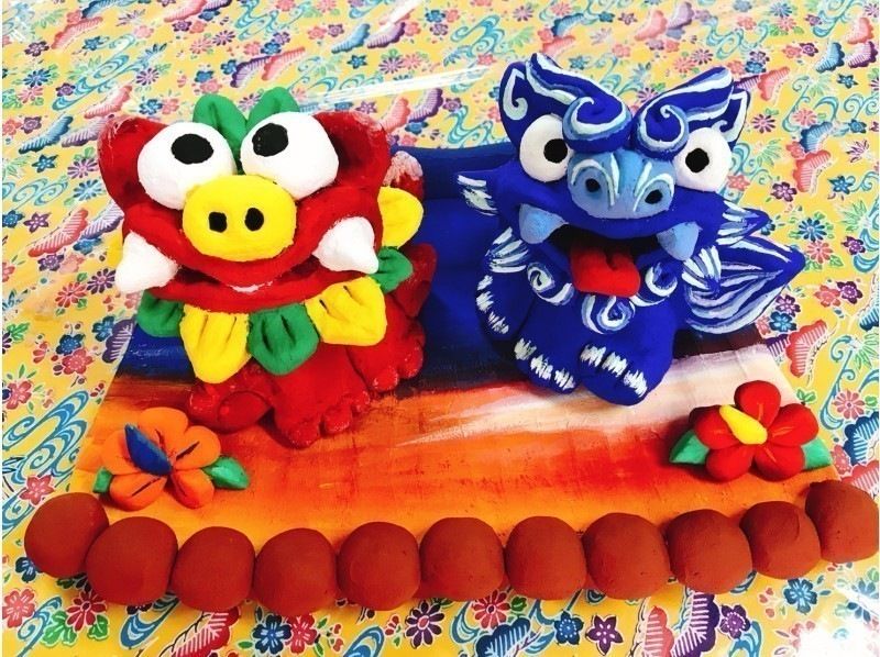 【OKINAWA・名護市】２回遊べるフルコース「作り＆絵付」２倍・４倍サイズまで選べる！当日予約OK！の紹介画像