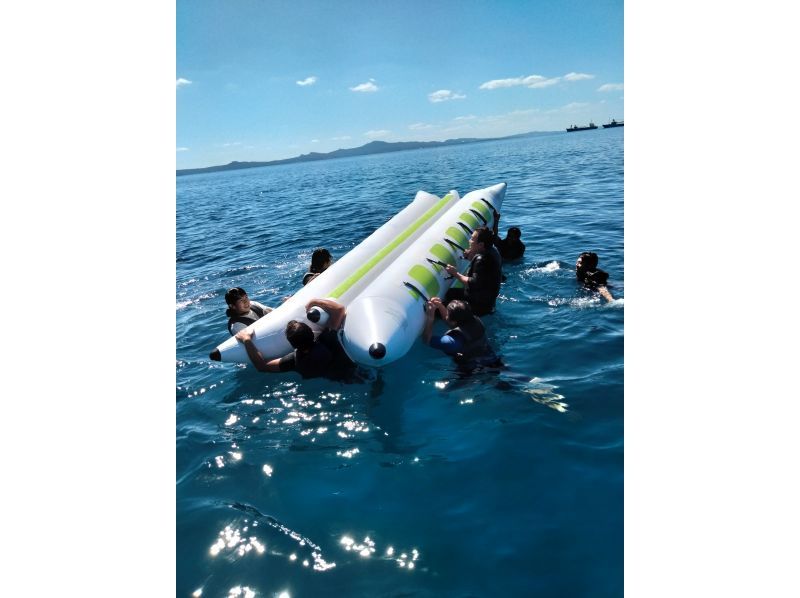 【名護市・今帰仁村・古宇利島】迷ったらコレ！バナナボートなど最新の乗り物６種類から2つ選べる海あそび満喫プラン！(Aプラン）の紹介画像