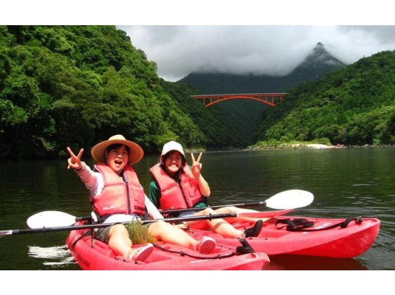 【屋久島・カヤック＆シュノーケル】流れの穏やかな安房川カヤック＆足のつく場所から始めるシュノーケル｜屋久島の海と川に触れあう１日の紹介画像