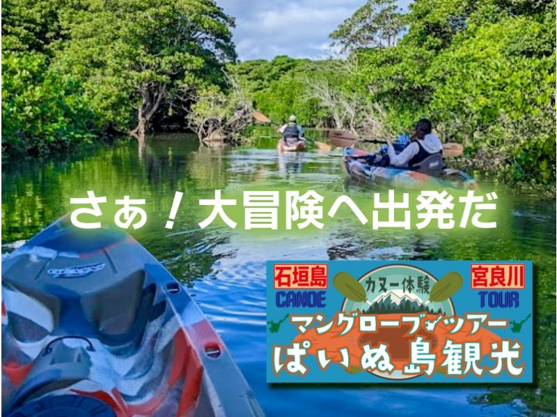 【石垣島/宮良川】遊びに迷ったらコレ♪宮良川マングローブで感動の大冒険★背もたれイス付きカヤックツアー！自然も腰も安心サポートの紹介画像