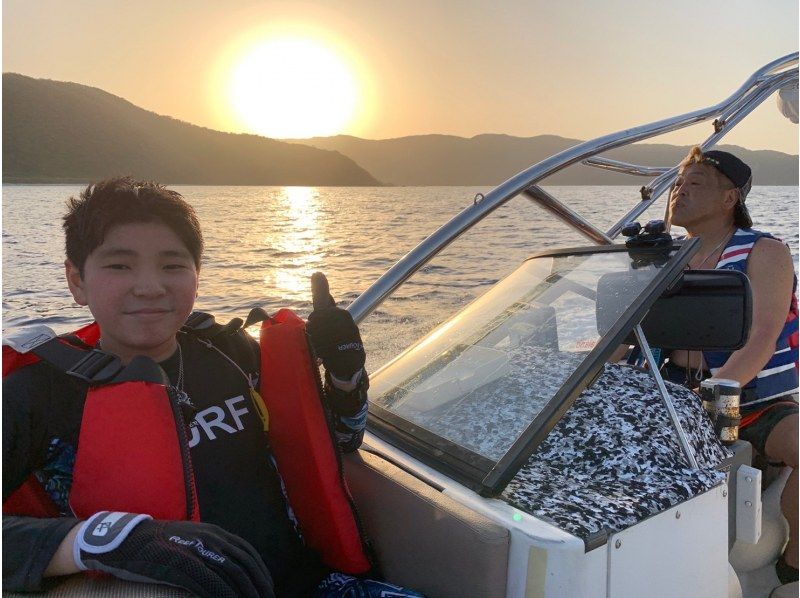 奄美大島【お得なセットプラン】ボートツアー(シュノーケル付)＆サンセットクルーズ（150分）★口コミ投稿で撮影データの無料プレゼントあり★の紹介画像