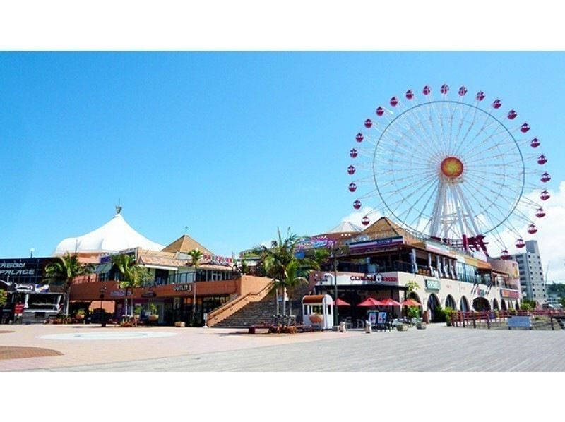 HipHopBus [那霸/北谷出发] 含午餐 > 美丽海水族馆＆热带梦幻中心、万座毛、备濑福木大道、美滨美国村 (B-2路线)の紹介画像