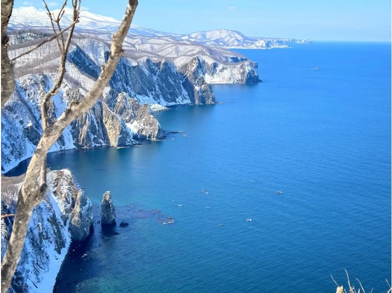 【北海道・余市駅発着】余市シリパ山スノーシュートレッキング｜絶景の積丹ブルーを楽しむ冬のアクティビティの紹介画像