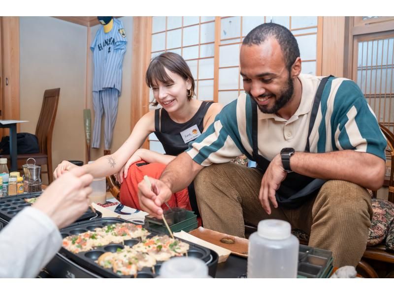 【大阪·住吉長井】在擁有70年歷史的傳統民宅體驗製作章魚燒！品嚐正宗大阪的絕妙美味！空手而來，盡情享受吧！の紹介画像