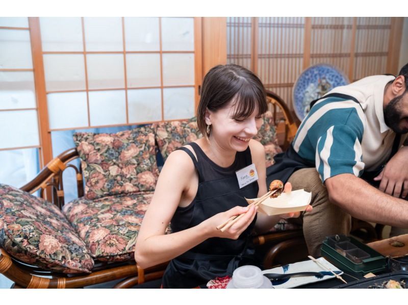 【大阪·住吉長井】在擁有70年歷史的傳統民宅體驗製作章魚燒！品嚐正宗大阪的絕妙美味！空手而來，盡情享受吧！の紹介画像
