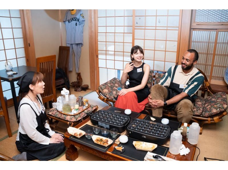 【大阪·住吉長井】在擁有70年歷史的傳統民宅體驗製作章魚燒！品嚐正宗大阪的絕妙美味！空手而來，盡情享受吧！の紹介画像