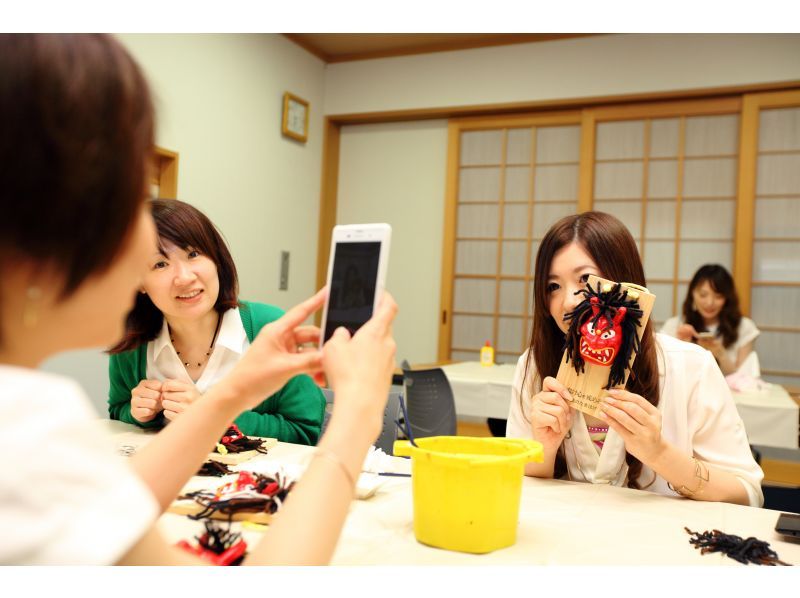 【秋田・男鹿】簡単作業でお子さまも楽しめる！なまはげの壁掛け（大）の紹介画像