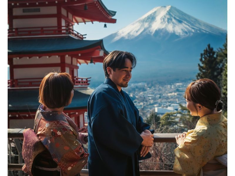 [Yamanashi, Mt. Fuji, Lake Kawaguchi] Standard Kimono Experience - Choose from over 100 designs! Transportation provided! (Lake Kawaguchi, Fujiyoshida, Oshino, Lake Yamanaka)の紹介画像