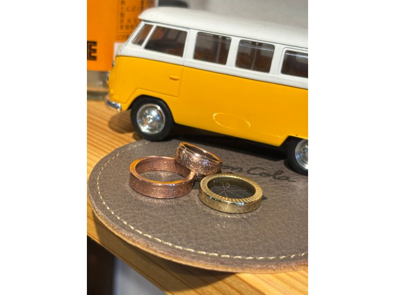 [Nagano / Hakuba] Foreign currency coin ring & leather craft experience (set course)の紹介画像