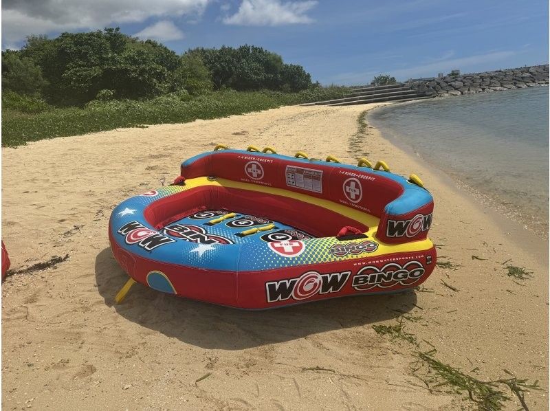 【石垣島】エメラルドの海でトーイングチューブ☆遠心力で爽快マリンアクティビティ！の紹介画像