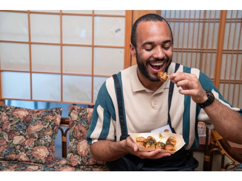 【大阪・住吉長井】在擁有70年歷史的日式民居體驗製作章魚燒！素食者也能享用的「番茄球」（章魚燒風格）の紹介画像