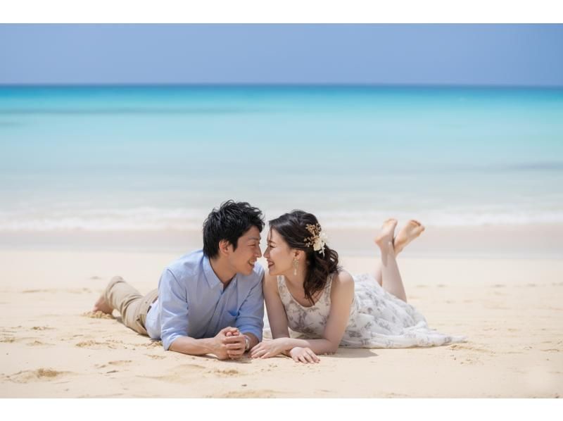 [Okinawa, Miyakojima] Miyakojima Drive Photoshoot for Two - Transportation Included! Lunch Included! Drone Aerial Photography Included! Same-day delivery so you can share your memories from your trip!の紹介画像